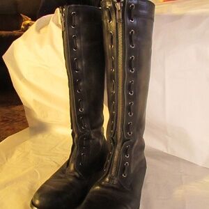 Vintage Women's BX Black Leather Boots